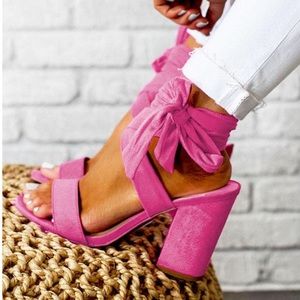 Wild diva lace up heel
